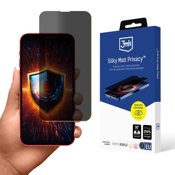 apple iphone 13 pro - 3mk silky matt privacy zdjęcie 3