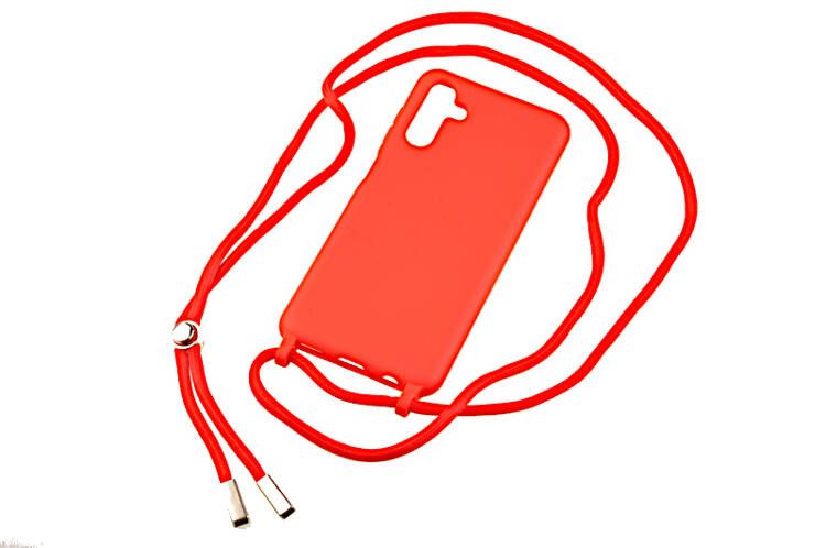 Etui ze sznurkiem RCK do Samsung Galaxy A13 5G / A04s czerwony zdjęcie 1