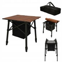 Turystyczny stolik SKŁADANY kempingowy stół OGRODOWY aluminiowy BIWAKOWY