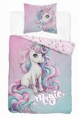 Pościel młodzieżowa 160x200cm MAGICZNY KUCYK