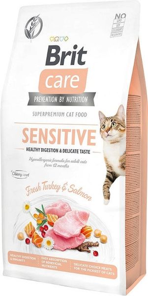 BRIT CARE CAT Grain-free Sensitive 2kg INDYK ŁOSOŚ zdjęcie 1