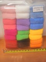 frotki 24szt do włosów mix kolor   6840