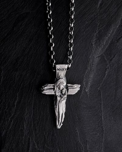 Srebrny krzyż VIRGIN MARY with BABY JESUS na Arena.pl