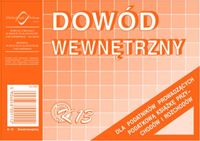 DRUK K13 DOWÓD WEWNĘTRZNY