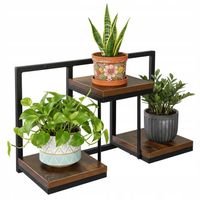 PÓŁKI NA KWIATY KWIETNIK REGAŁ WISZĄCY INDUSTRIAL METALOWY RUSTYKALNY