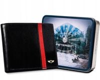 PETERSON modny portfel skórzany męski nubuk RFID