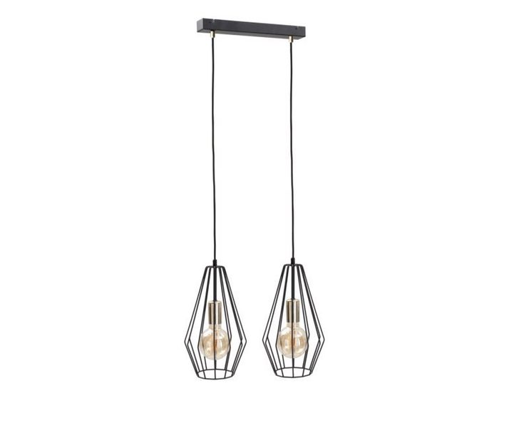 Lampa wisząca 2xE27 LEX GOLD zdjęcie 1