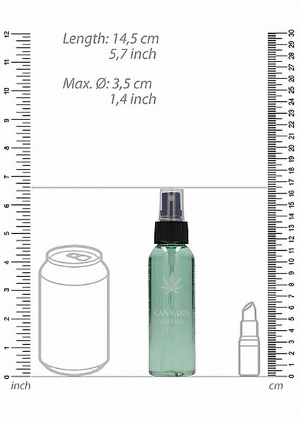 Cannabis Massage Oil - 100Ml zdjęcie 4