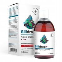 AURA HERBALS Silidrop - Krzem + Bor KOŚCI STAWY ODPORNOŚĆ KONTUZJE 500 ml