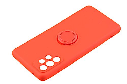 Etui Pastel Ring do Samsung Galaxy A72 / A72 5G czerwony na Arena.pl