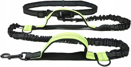 Smycz elastyczna do biegania z psem pas 2m U001 na Arena.pl