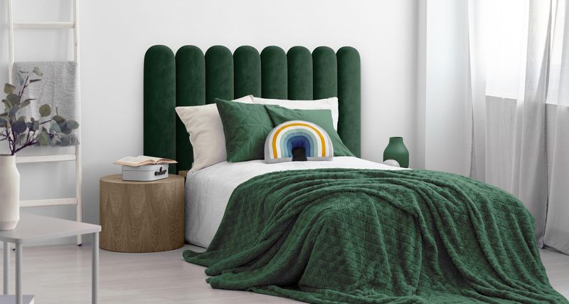 PANELE TAPICEROWANE PŁOTEK BUTELKOWA ZIELEŃ DLA DZIECI 100cm x 30cm zdjęcie 6