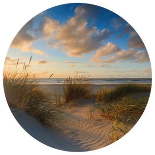 WallArt Okrągła fototapeta Beachlife, 142,5 cm