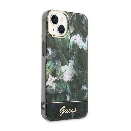 Guess Jungle Case - Etui iPhone 14 Plus (zielony) na Arena.pl