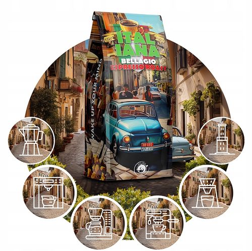 Kawa ziarnista 1kg x2 Świeżo Palona z PALARNI KAWY BLUE ORCA + GRATIS na Arena.pl