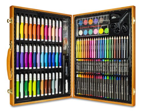 Master Painter duży zestaw kreatywny do malowania w walizce 150 elementów na Arena.pl