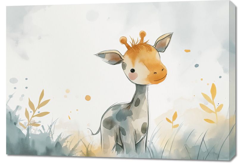 Obraz 100x70cm Mała Żyrafka zdjęcie 1