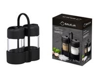 Komplet przyprawników z koszyczkiem MARCO na pieprz i sól czarny 2 x 70 ml