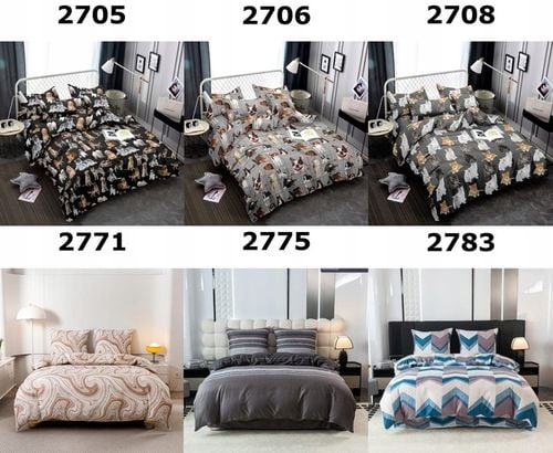 Pościel 160x200 + 2 Poszewki Komplet 3- Częściowy Kwiaty 3D Wiele Wzorów na Arena.pl