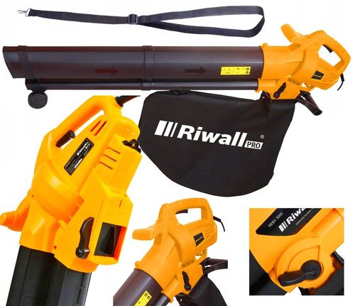 Elektryczna dmuchawa odkurzacz do liści 45L Riwall REBV3200E na Arena.pl
