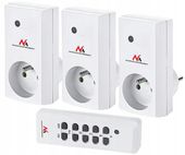 Gniazdka sterowane pilotem 3 sztuki Maclean Energy MCE153