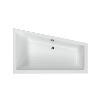 M-Sfera Slim wanna narożna 160x95 cm prawa, bialy połysk