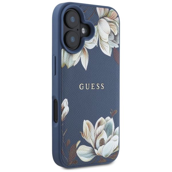 Etui Guess do iPhone 16, Niebieski, MagSafe zdjęcie 4