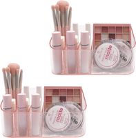 SUNFICON 2 Pojemniki na kosmetyki, różowy kryształ, Idealne na Prezent