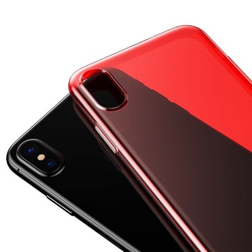 Etui Baseus Simple Series Case do smartfona iPhone X / XS, czerwone na Arena.pl