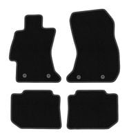 Dywaniki welurowe BASIC czarne do Subaru Impreza V 2016- hatchback/kombi