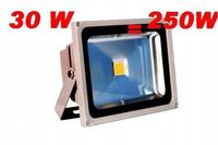 Oświetlacz Halogen Led Mocny 30W Ciepły/Zimny W-Wa