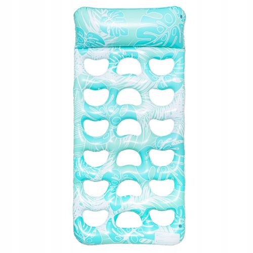 MATERAC DMUCHANY DO PŁYWANIA Z OTWORAMI PODUSZKĄ PLAŻOWY WODNY LEŻAK PLAŻĘ na Arena.pl