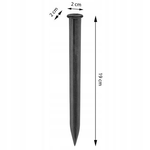 Obrzeże ogrodowe trawnikowe border 45 50m+250kotew na Arena.pl