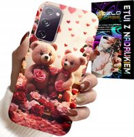 ETUI DO SAMSUNG GALAXY S20 FE - MISIE, LOVE YOU, SERCA WIELE WZORÓW CASE