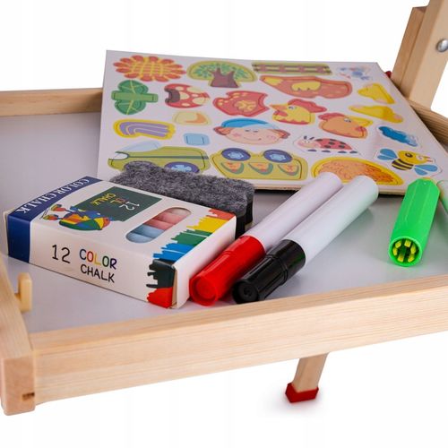 Drewniana Tablica Magnetyczna Kredowa magnesy 709 45 x 90cm na Arena.pl