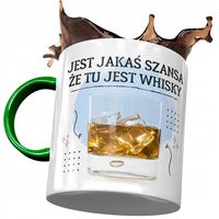 Kubek Zielony Śmieszny Jest Jakaś Szansa Prezent Z Nadrukiem Ze Zdjęciem