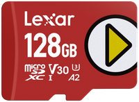 Lexar microSDXC PLAY UHS-I/A2/U3 R205/W140 (V30) 128GB