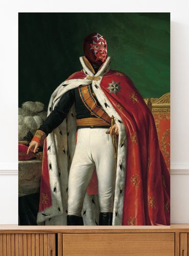 Plakat portret luchador Lucha libre 70x100 cm na Arena.pl