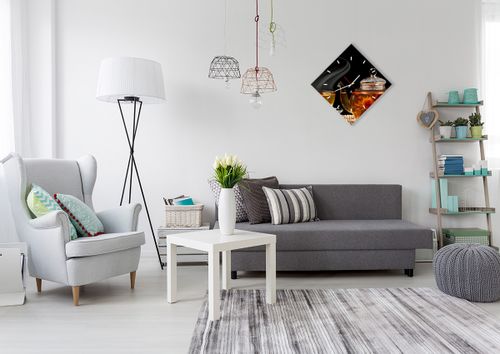 Zegar Ścienny - Herbata Napar  - 40X40 Cm - C3Ad40X40-2253 na Arena.pl