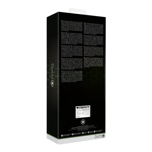 ouch! glow in the dark l/xl - kajdanki na uda z paskiem, fluorescencyjne na Arena.pl