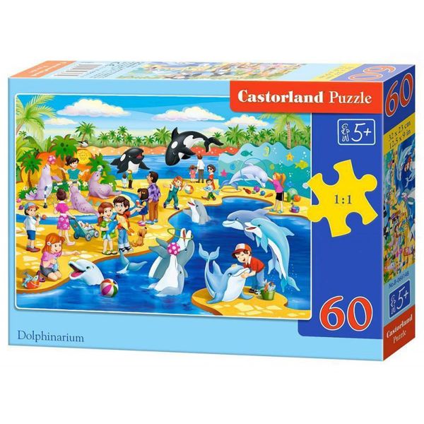 ND35_67906_CAS-B066148 PUZZLE 60EL. DOLPHINARIUM zdjęcie 1