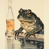 Plakat 100x100cm Refleksje Błotniaka