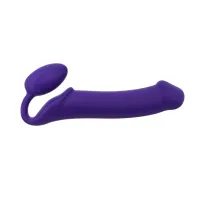 strap-on-me bendable strap-on purple m - silikonowy, elastyczny, red dot
