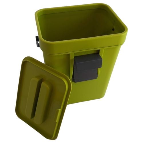 Kosz na Śmieci Pojemnik z Pokrywką 6L z Haczykiem na Arena.pl