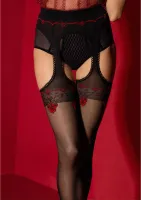 fiore hosiery amour sauvage 20 den pończochy z motywem lamparcim