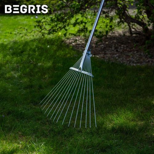 Grabie do liści wachlarzowe druciane regulowane metalowy rączka na Arena.pl