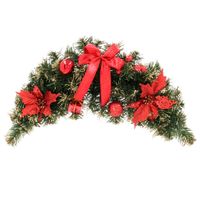 STROIK ŚWIĄTECZNY BOŻONARODZENIOWY GIRLANDA Z OZDOBAMI 60 cm