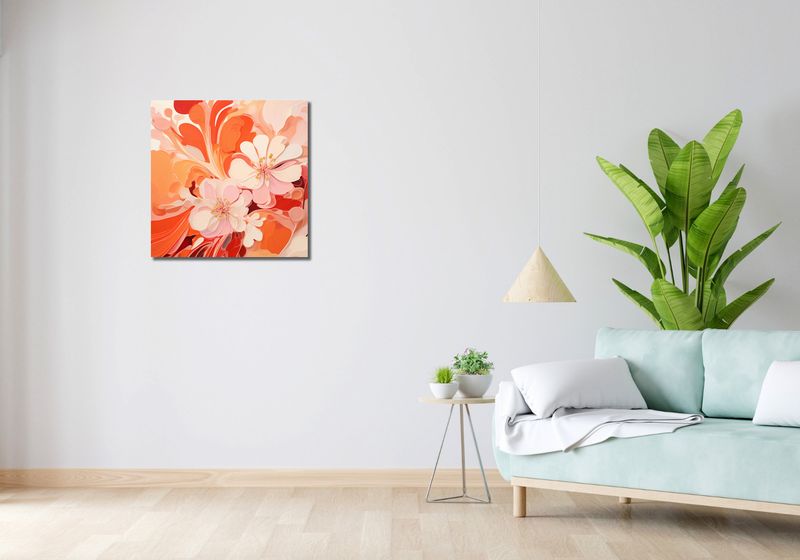 Obraz 60x60cm Taniec Kwiatów zdjęcie 2