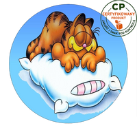 Opłatek na tort Garfield