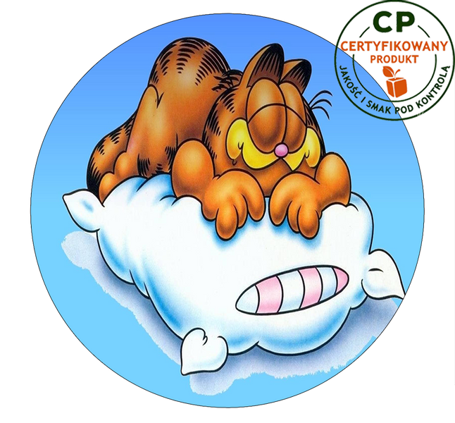 Opłatek na tort Garfield zdjęcie 1